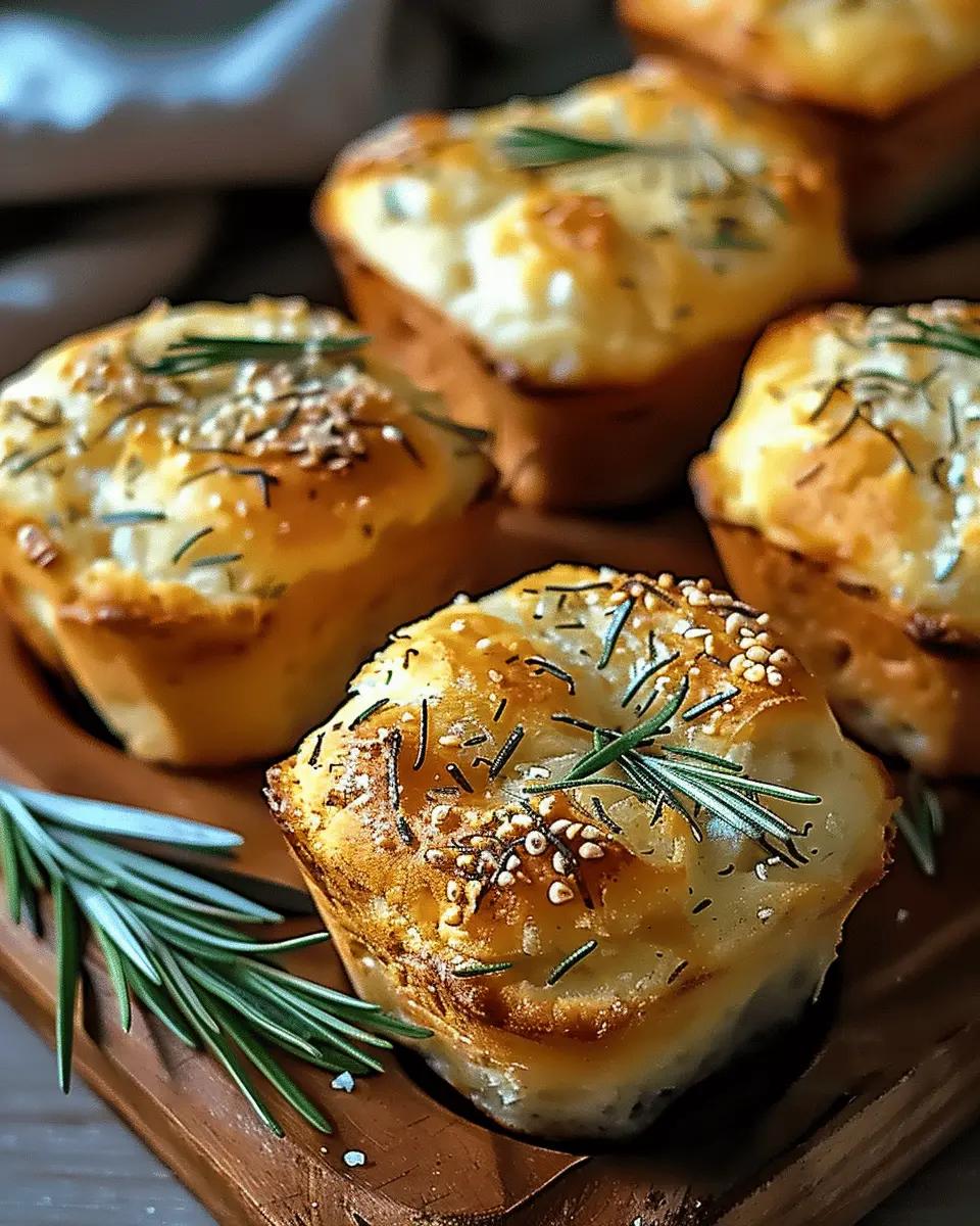 Easy Garlic Rosemary Focaccia Muffins That Will Brighten Your Day