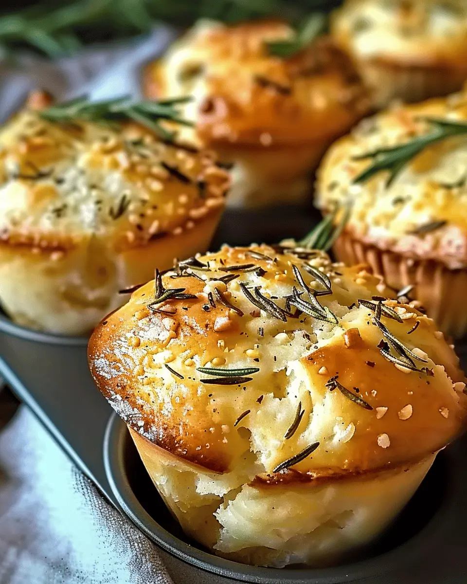 Easy Garlic Rosemary Focaccia Muffins You’ll Love to Make at Home