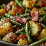 Country Ranch Green Beans ‘and Potatoes with Bacon