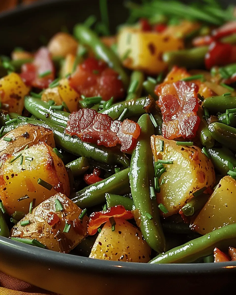 Country Ranch Green Beans and Potatoes with Turkey Bacon Bliss