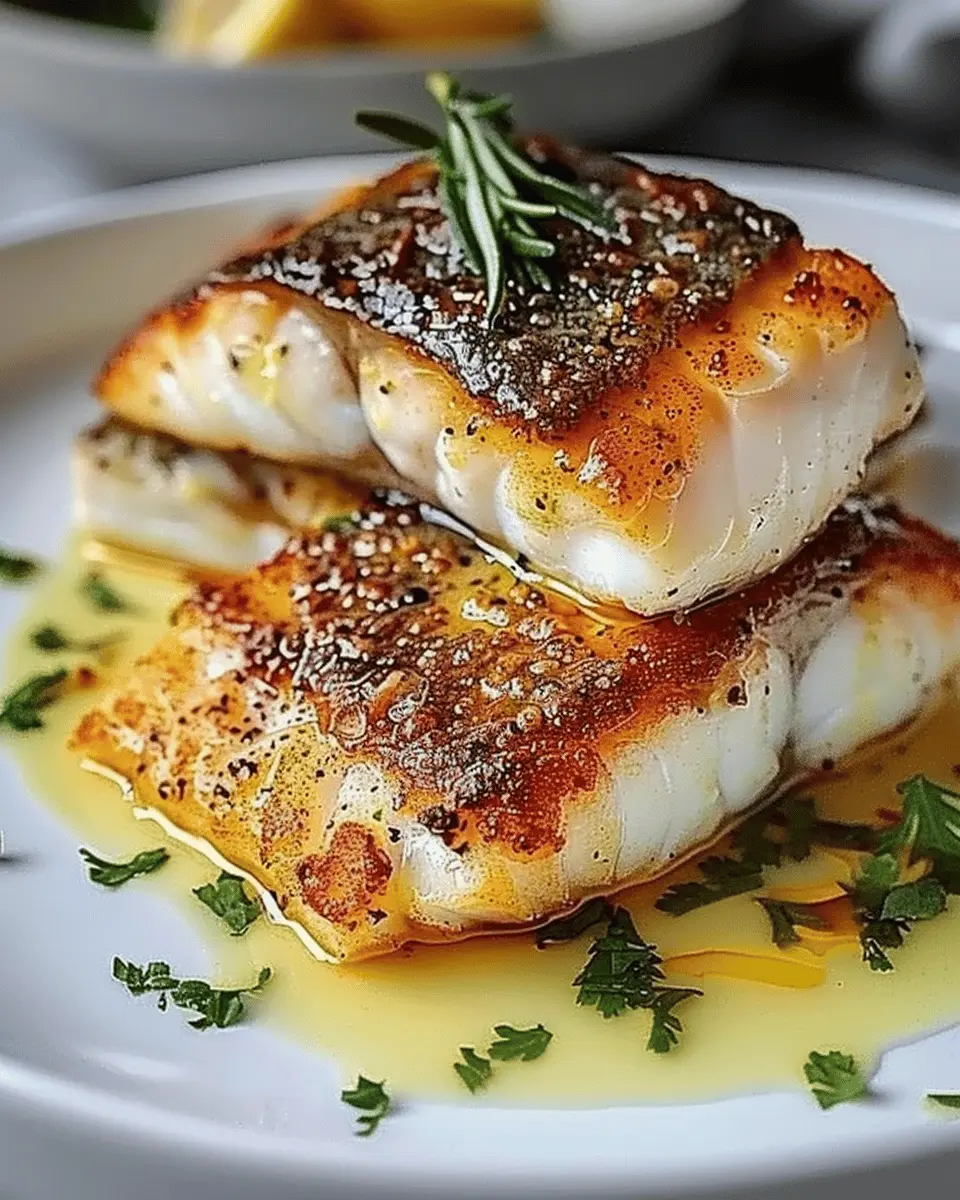 Delicious Lemon Garlic Butter Cod: Easy Recipe with Crispy Skin