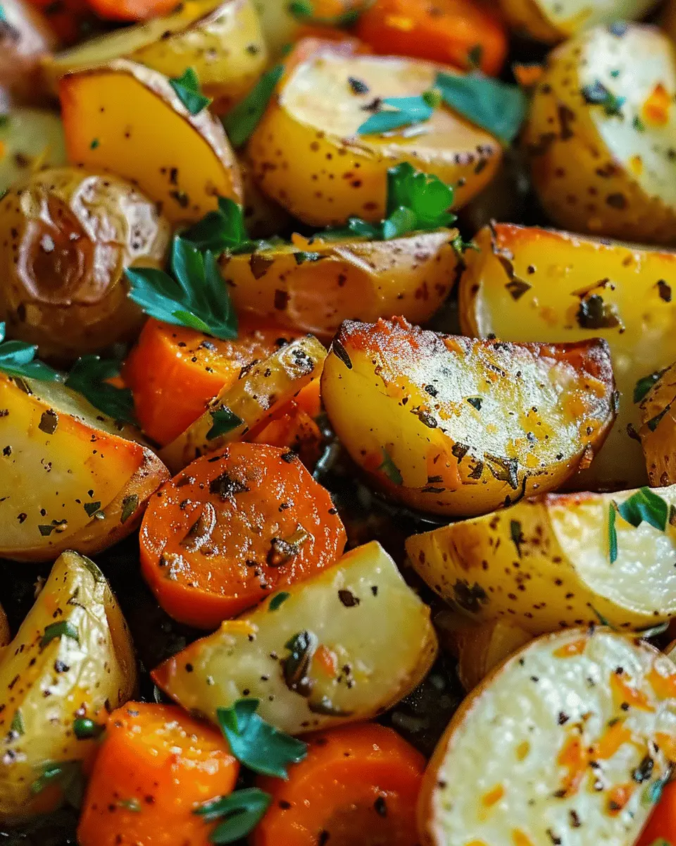 Garlic Herb Roasted Potatoes, Carrots, and Zucchini Made Easy