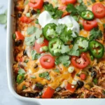 Chicken Burrito Casserole