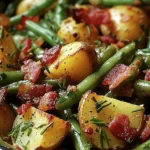 Country Ranch Green Beans ‘and Potatoes with Bacon