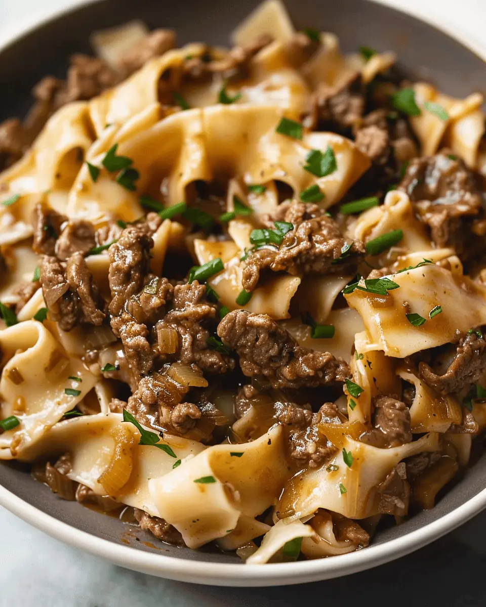 Easy Beef and Noodles: A Comforting Meal for Any Night
