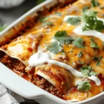 Easy Ground Beef Enchiladas