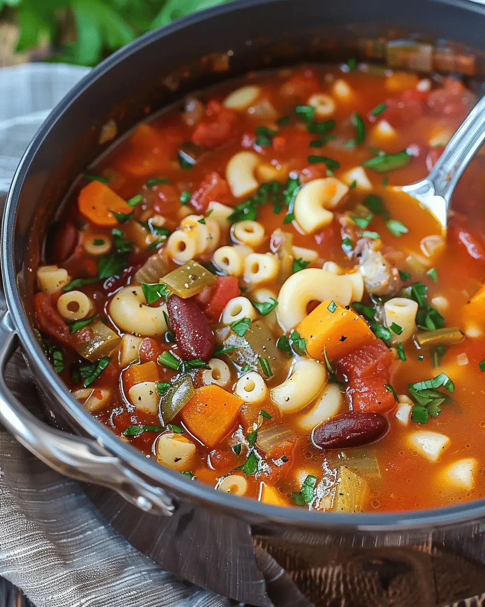 minestrone soup: the best Olive Garden copycat recipe at home