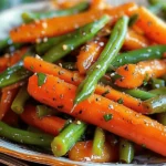 Honey Glazed Carrots & Green Beans