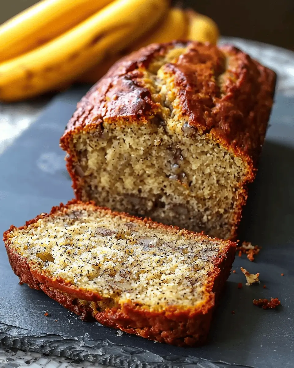 Moist Banana Bread Recipe with 3 Ripe Bananas – A Blissful Bite