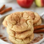 Spiced Apple Cinnamon Snickerdoodle Cookies