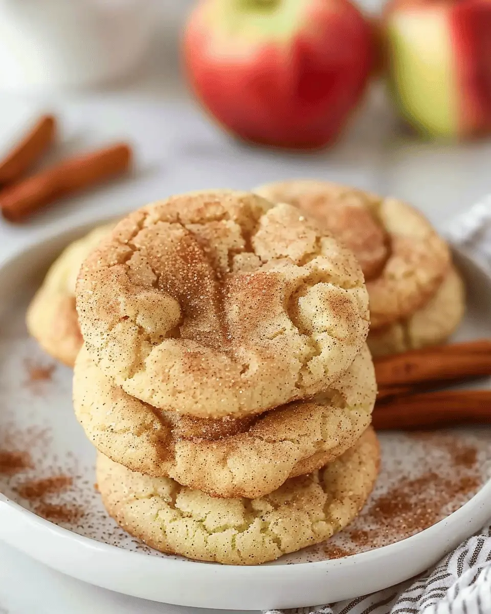 Spiced Apple Cinnamon Snickerdoodle Cookies: The Best Comfort Treat