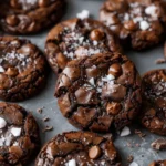 Salted Brownie Cookies