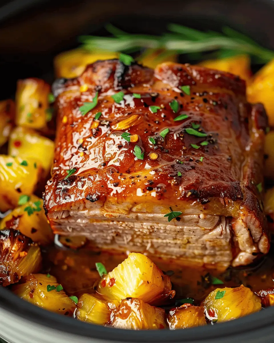 Slow Cooker Pineapple Pork Loin: A Juicy Family Favorite Recipe