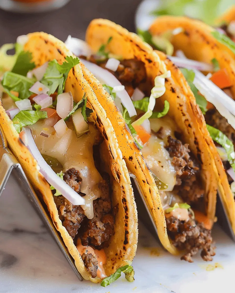 Smash Burger Tacos: Juicy Flavor in Every Delicious Bite