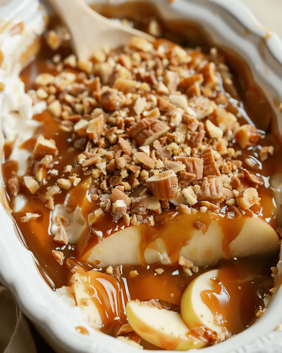 Cream Cheese Caramel Apple Dip with Toffee Bits: Indulgent Delight