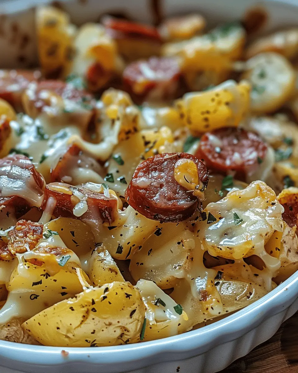 Cheesy Ranch Potatoes and Smoked Sausage: Easy Comfort Food Delight