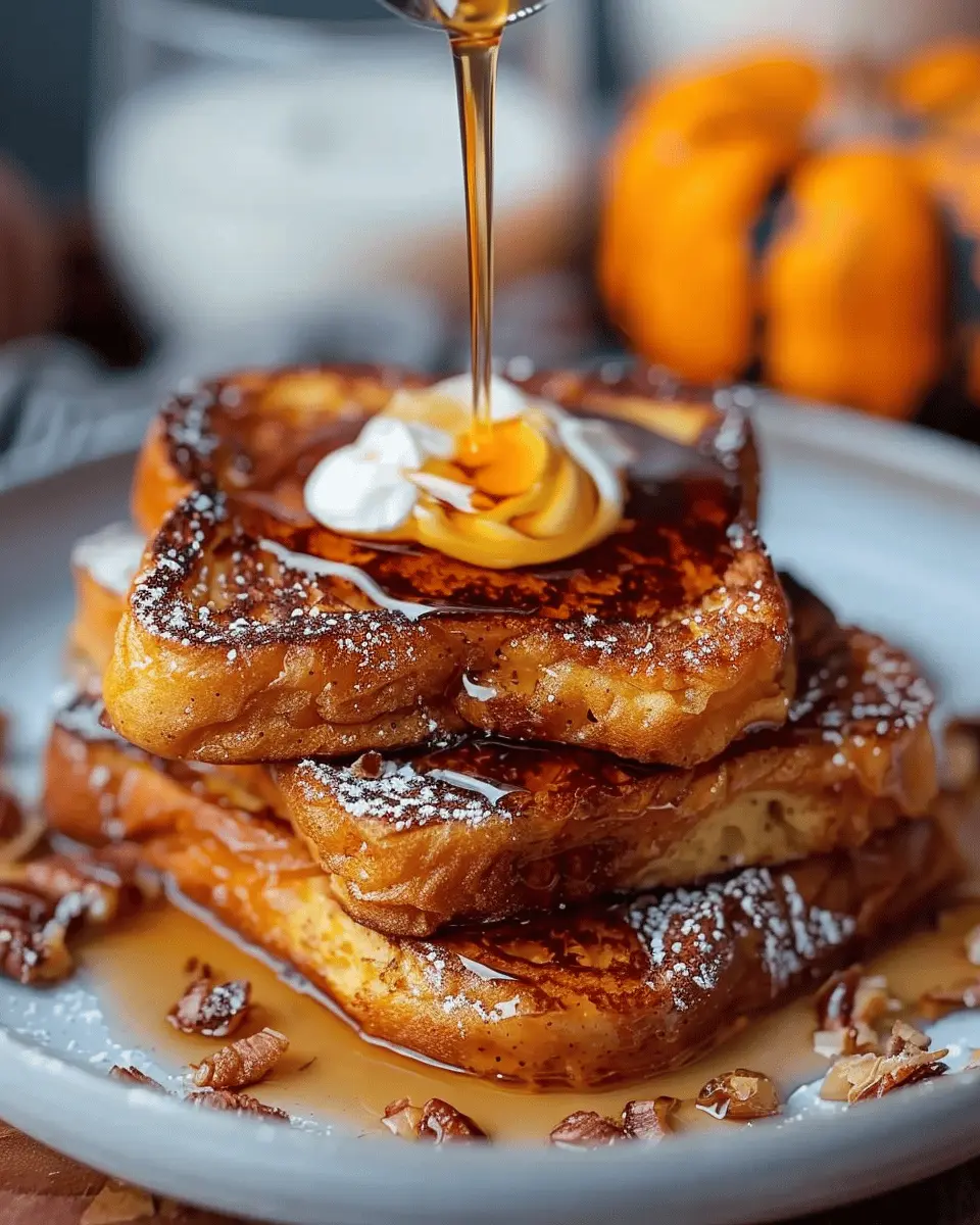 Pumpkin French Toast Breakfast: Best Fall Recipe with Turkey Bacon