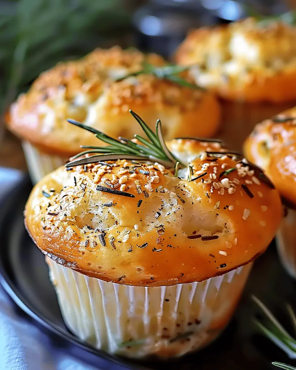 Easy Garlic Rosemary Focaccia Muffins: The Best Homemade Treat
