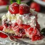 Strawberry Earthquake Cake