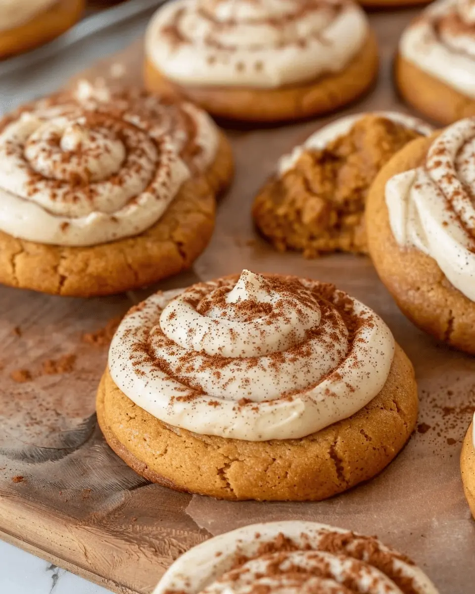 Soft Pumpkin Cookies with Cinnamon Frosting: The Best Homemade Delight