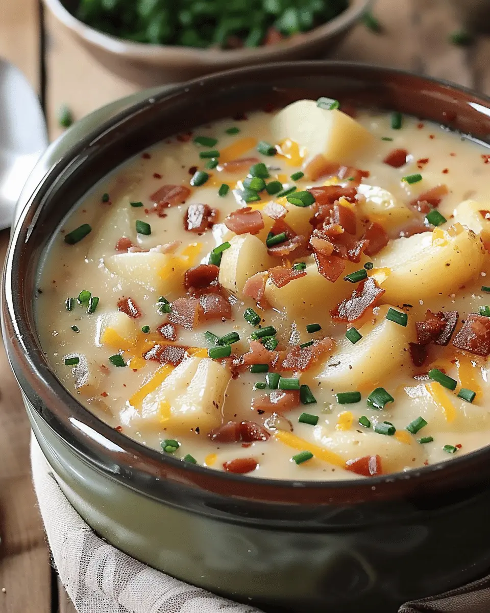 Crock Pot Crack Potato Soup: Indulgent Comfort with Turkey Bacon