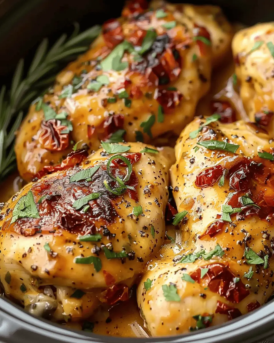 Dump & Go Crockpot Marry Me Chicken with Turkey Bacon Delight