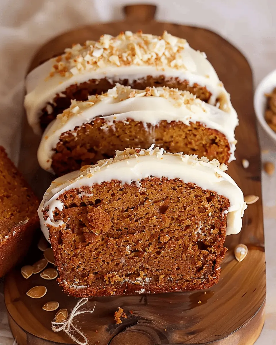 Pumpkin Bread with Cream Cheese Frosting: The Best Fall Treat