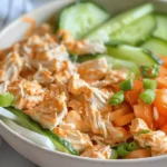 High Protein Buffalo Chicken Salad (Healthy, Easy)