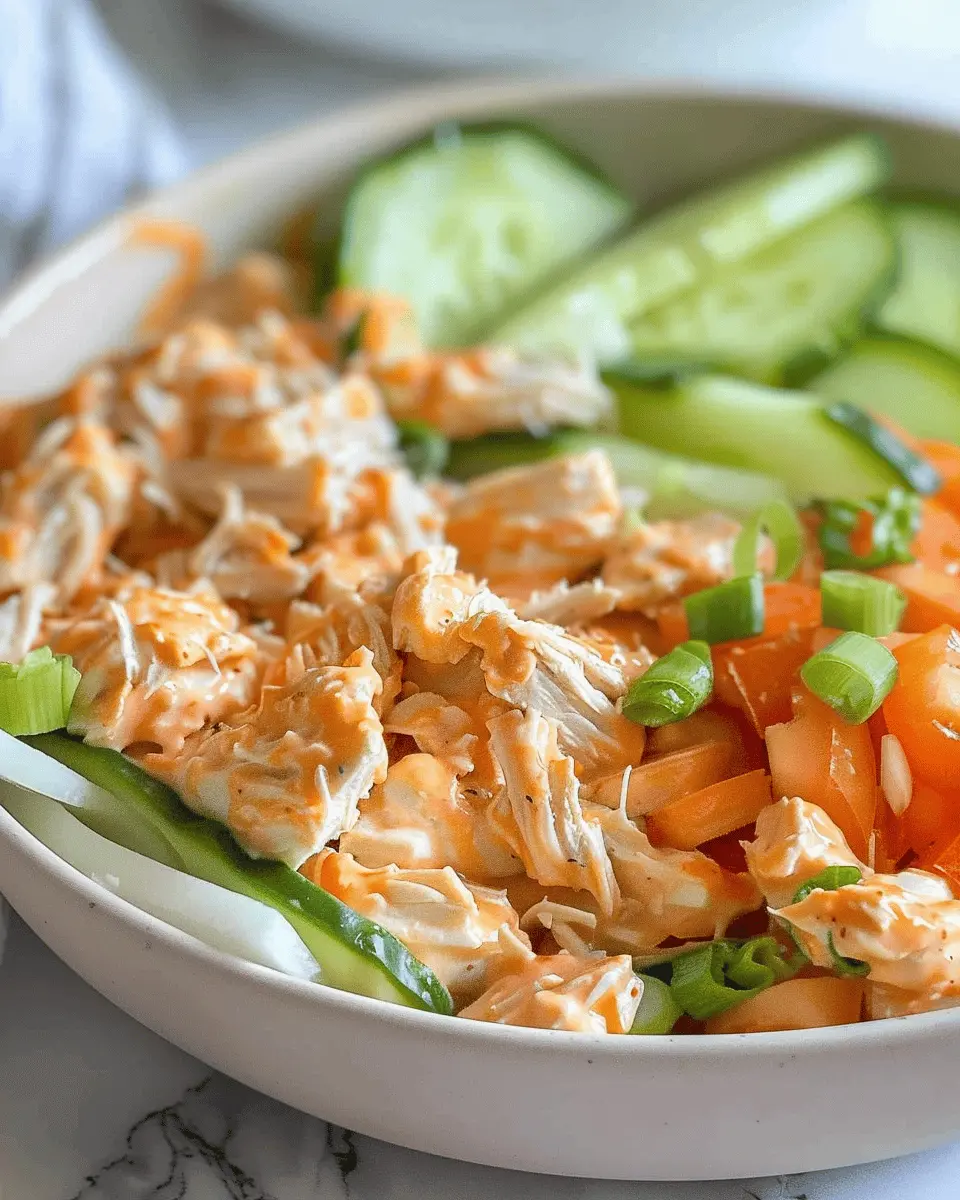High Protein Buffalo Chicken Salad: Easy and Deliciously Healthy