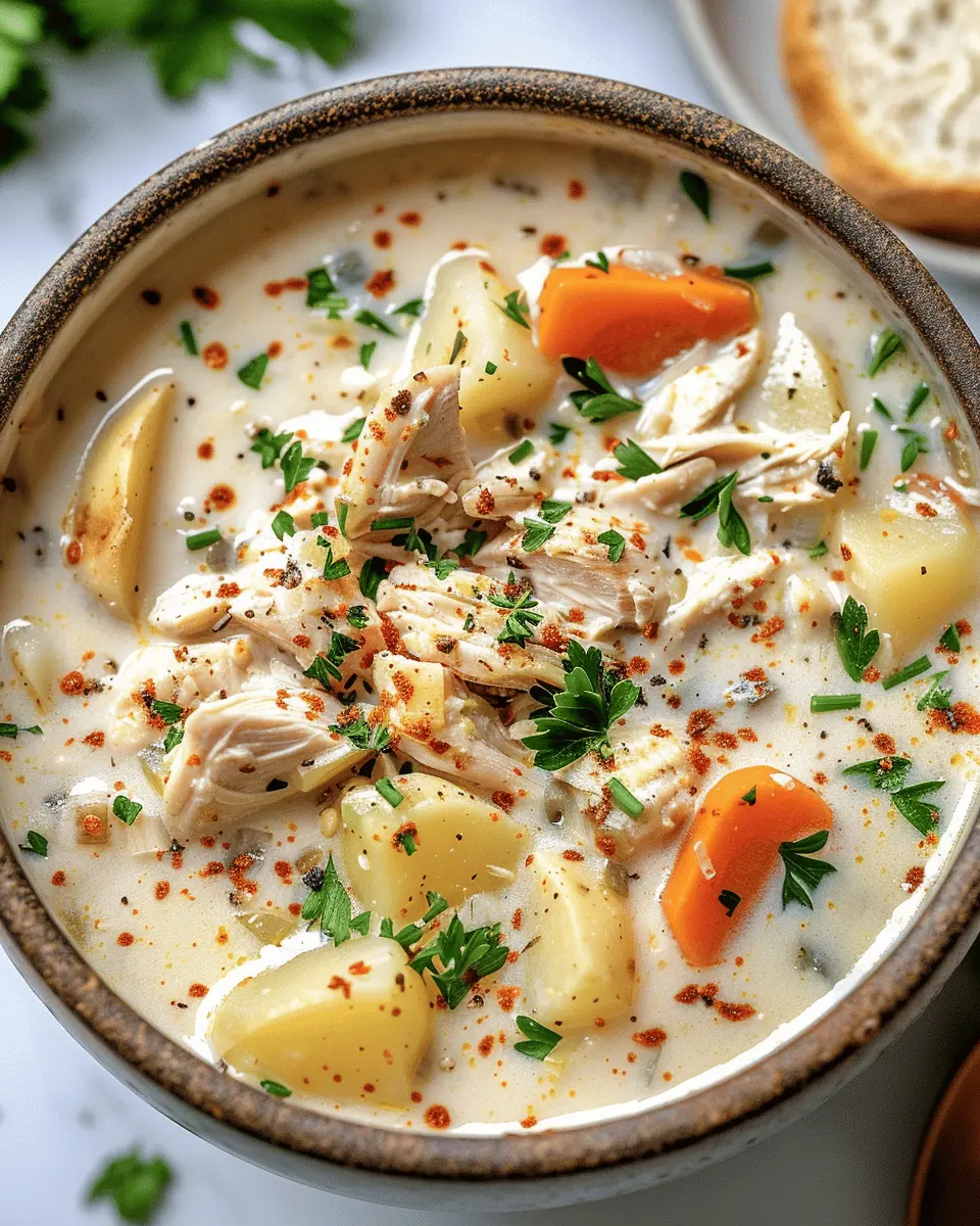 Crockpot Creamy Chicken and Potato Soup: Easy Comfort Food Delight