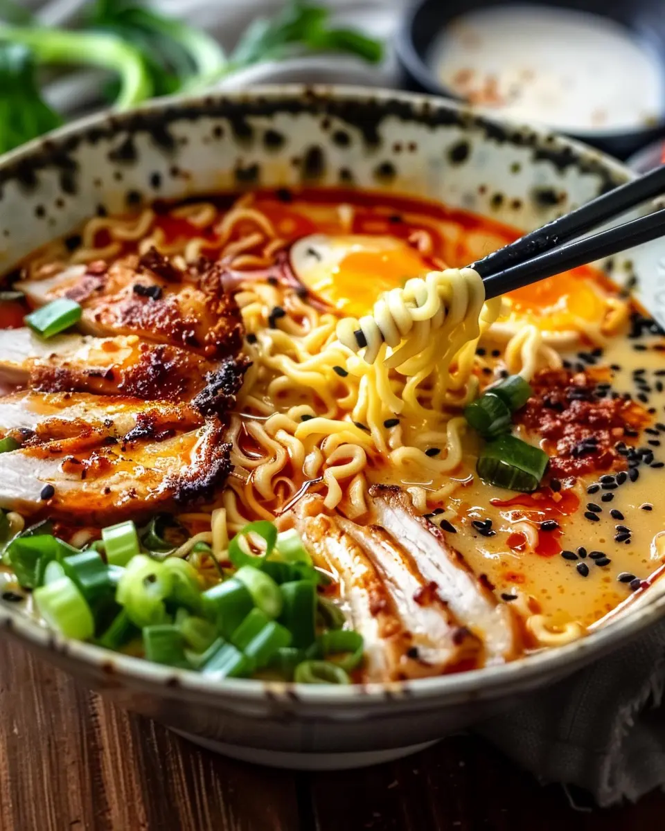 Fiery Chicken Ramen: A Comforting Noodle Bowl Everyone Will Love