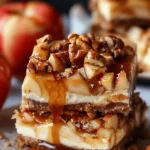 Caramel Apple Cheesecake Bars
