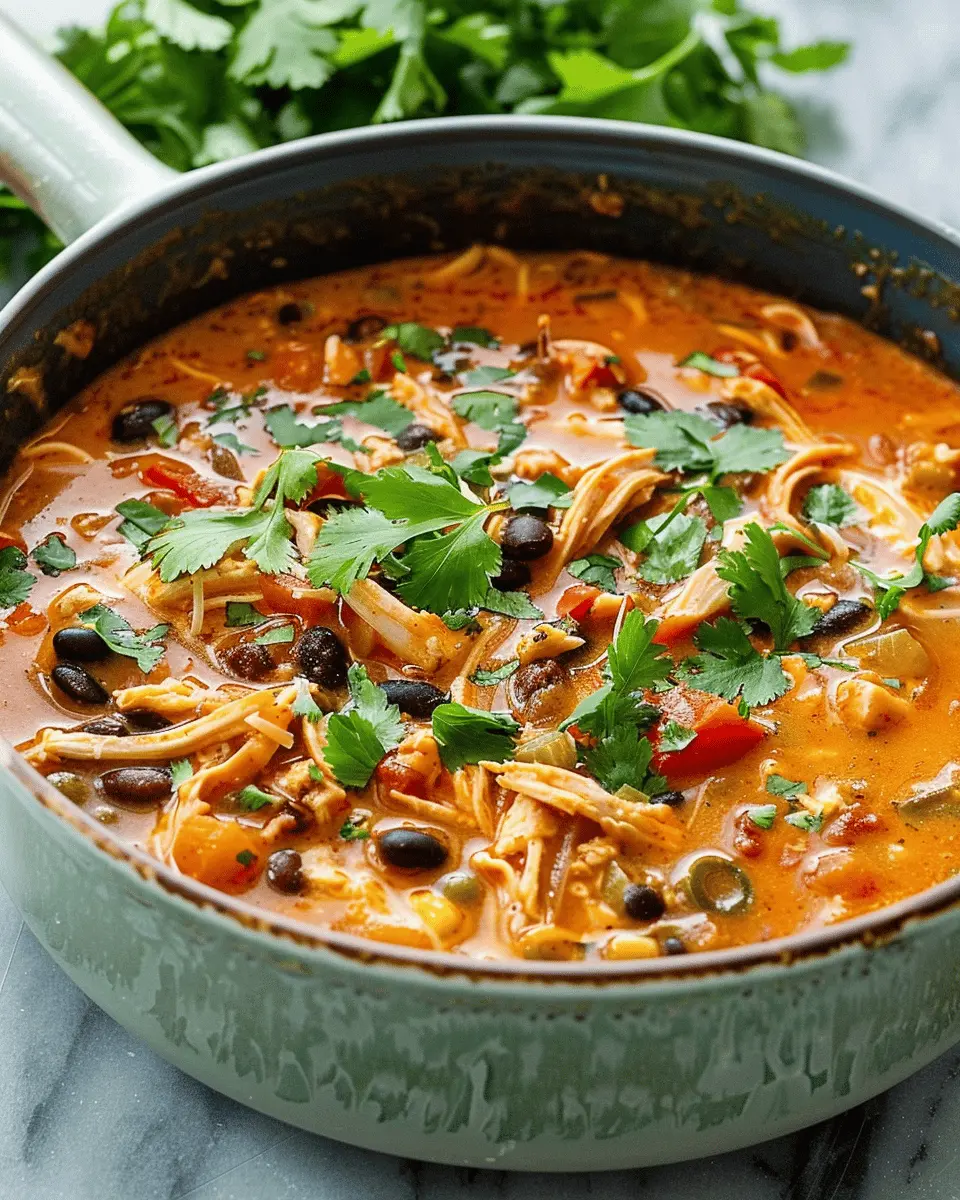 Chicken Enchilada Soup: A Cozy, Hearty Delight for All