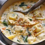 Creamy Tuscan Ravioli Soup : Comfort in Every Spoonful
