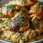 Best Smothered Chicken and Rice