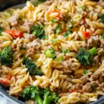 Quick Ground Turkey Orzo Recipe