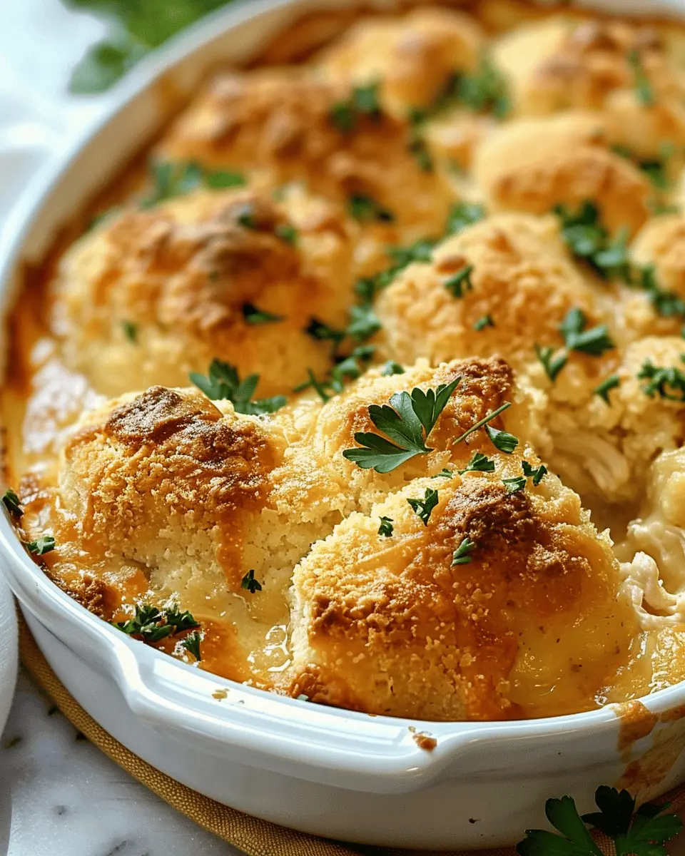 Cheddar Bay Chicken Cobbler Delight: Easy Comfort Food Recipe