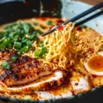 Fiery Chicken Ramen : A Comforting Noodle Bowl