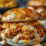 Cajun Chicken Sloppy Joes with Creamy Cheese Sauce