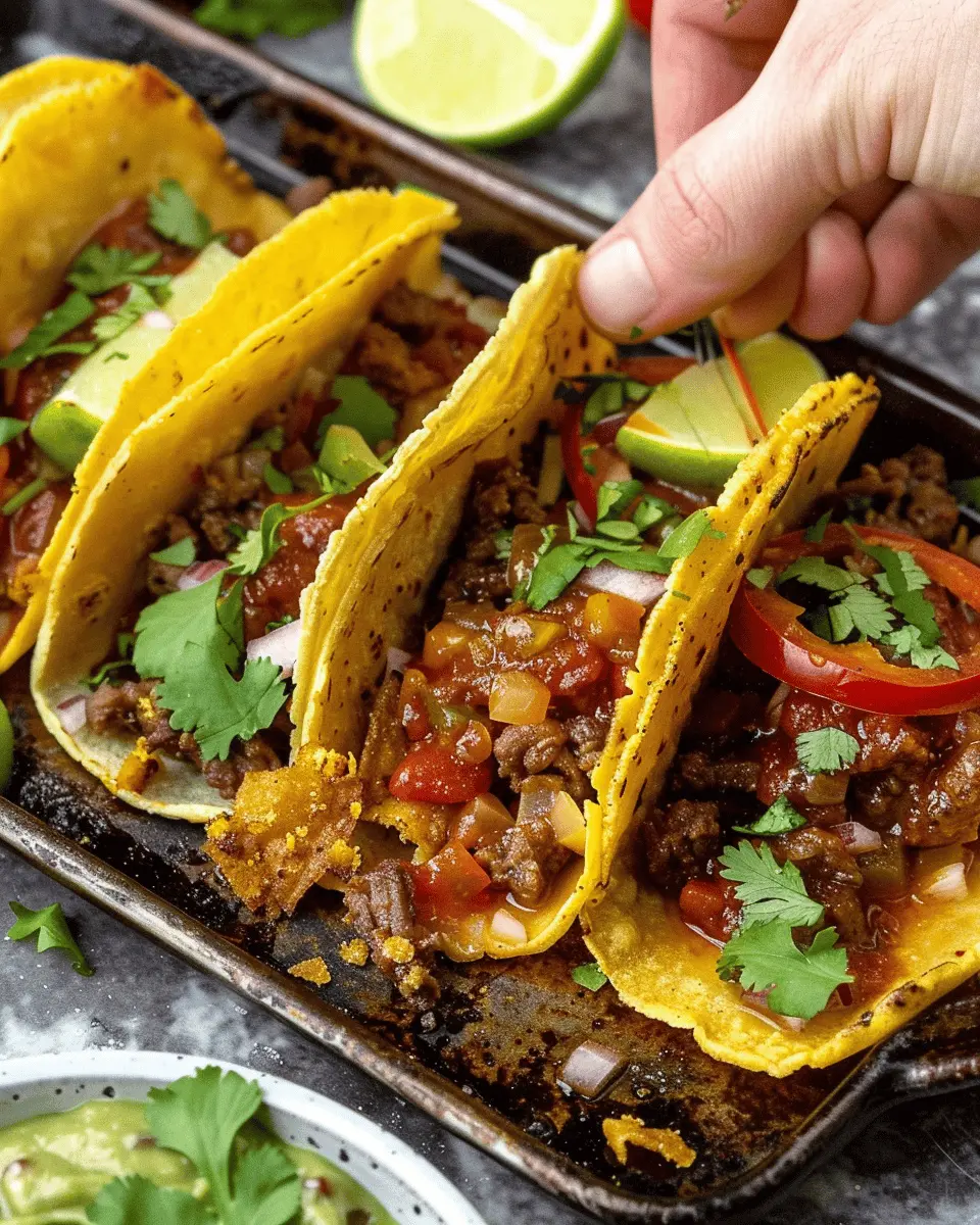 Crispy Baked Beef Tacos: The Best Easy Family Recipe