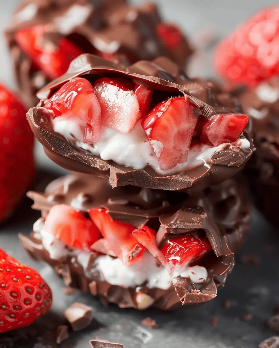 Chocolate Strawberry Yogurt Clusters: Easy Indulgence You’ll Love
