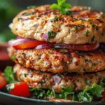 Greek Chicken Burgers