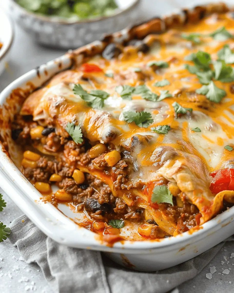 Beef Enchilada Casserole: A Best Comfort Food Delight