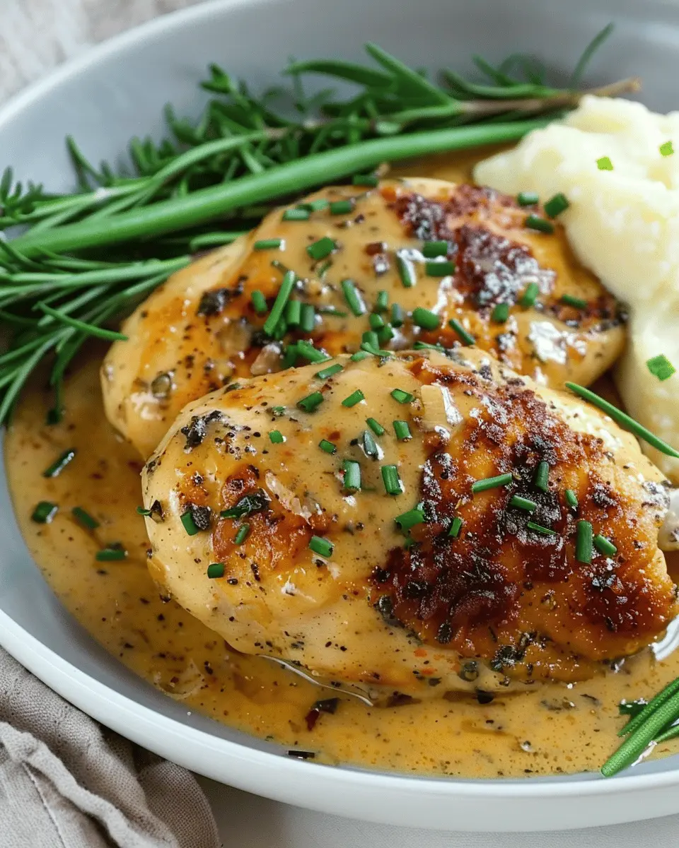 Creamy Garlic Chicken with Turkey Bacon: A Comfort Food Delight