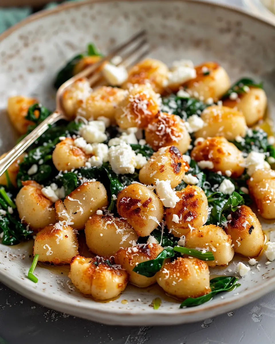 Crispy Gnocchi with Spinach and Feta: A Delightful Memory Dish