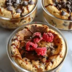 Baked Protein Pancake Bowls- great for meal prep and no banana needed!