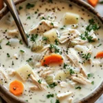 Crockpot Chicken Alfredo Soup