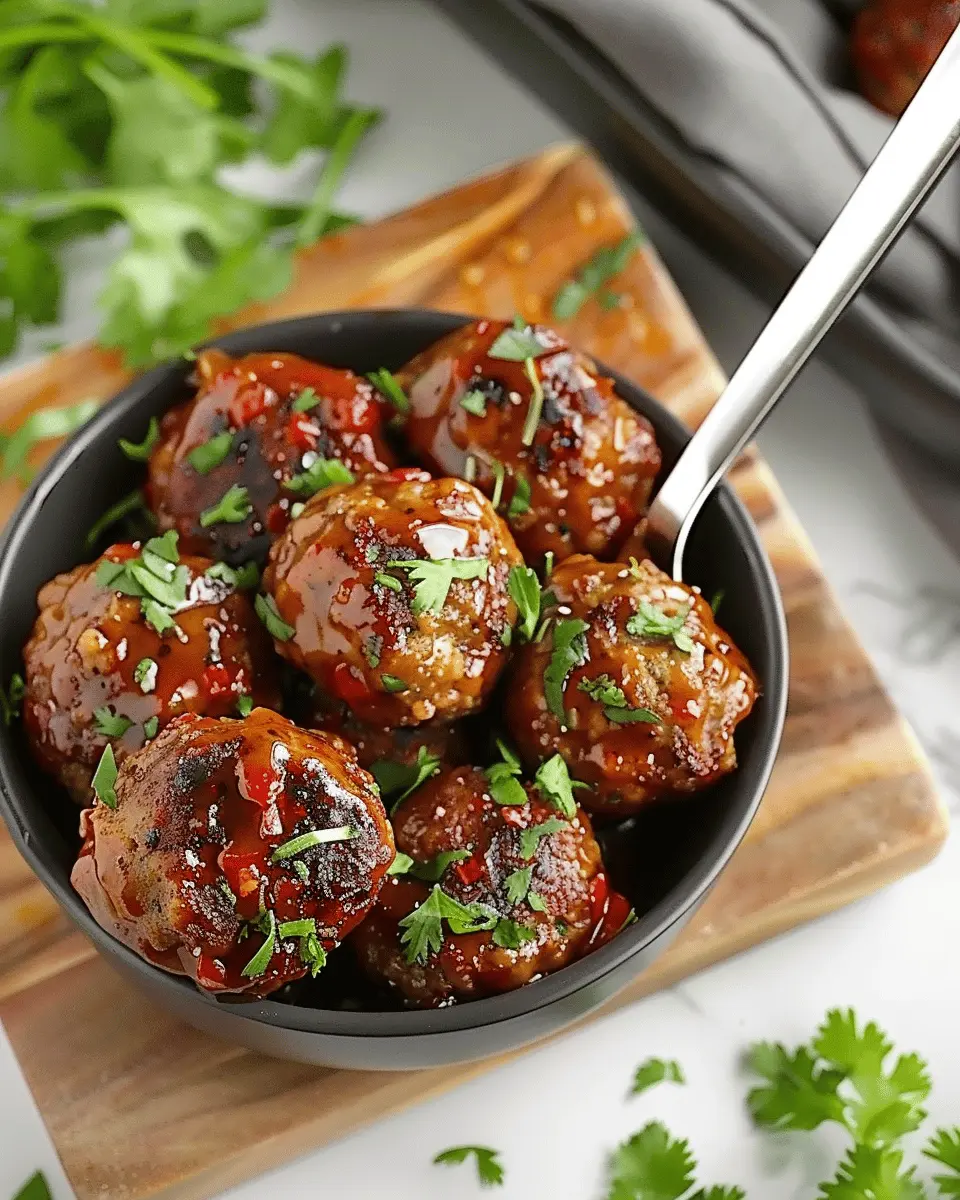 Sweet Chili Meatballs: Easy Crockpot Recipe for Tangy Flavor