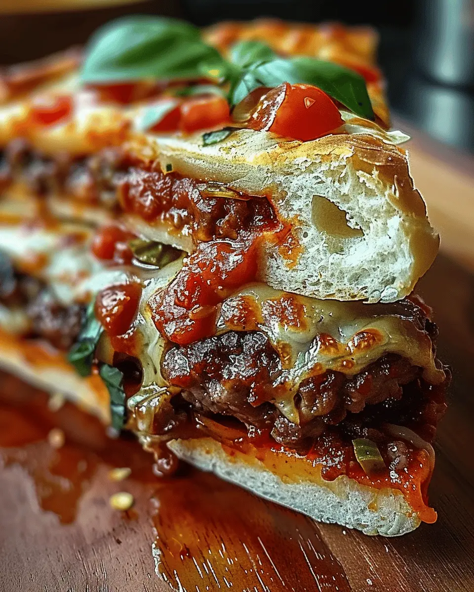 The Pizza Burger Pie: A Juicy Twist on Comfort Food Classics