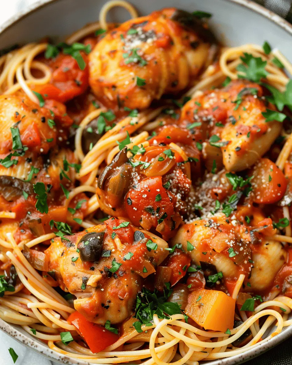 Chicken Cacciatore Pasta: Easy Comfort Food for Weeknight Dinners